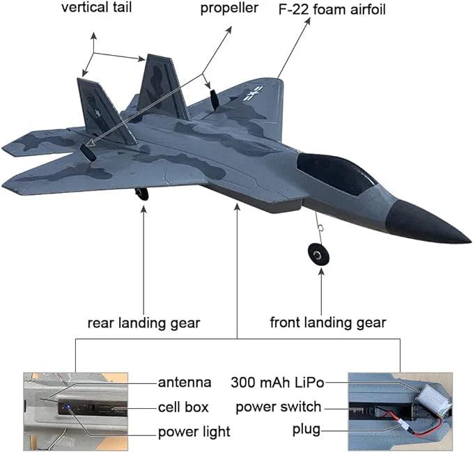 Airplane with remote Controlled Flying Toy