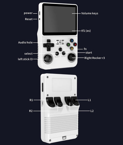 Handheld Game Console 3.5 inch Preinstalled Emulator System